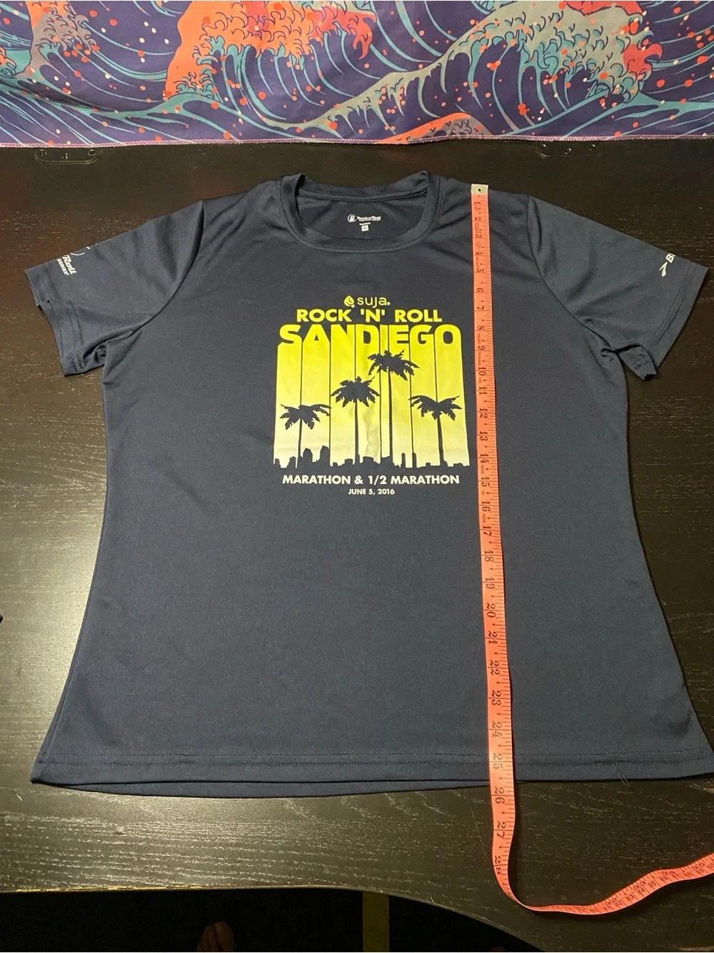 Men's Navy Rock 'N' Roll San Diego Performance Rash Guard